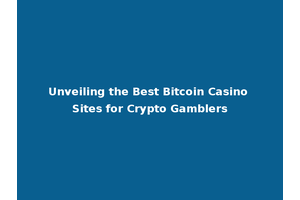 Unveiling the Best Bitcoin Casino Sites for Crypto Gamblers