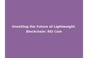 Unveiling the Future of Lightweight Blockchain: REI Coin