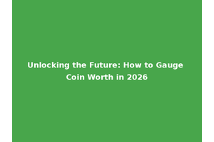 Unlocking the Future: How to Gauge Coin Worth in 2026