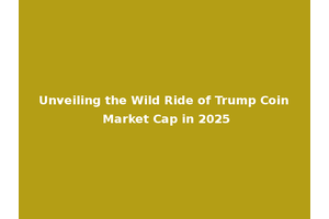 Unveiling the Wild Ride of Trump Coin Market Cap in 2025