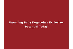 Unveiling Baby Dogecoin's Explosive Potential Today