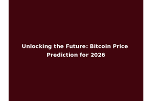 Unlocking the Future: Bitcoin Price Prediction for 2026