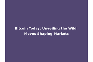Bitcoin Today: Unveiling the Wild Moves Shaping Markets