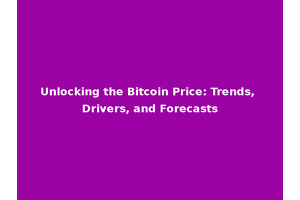 Unlocking the Bitcoin Price: Trends, Drivers, and Forecasts