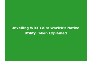 Unveiling WRX Coin: WazirX's Native Utility Token Explained