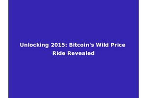 Unlocking 2015: Bitcoin's Wild Price Ride Revealed