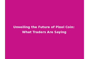 Unveiling the Future of Pixel Coin: What Traders Are Saying