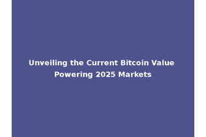 Unveiling the Current Bitcoin Value Powering 2025 Markets