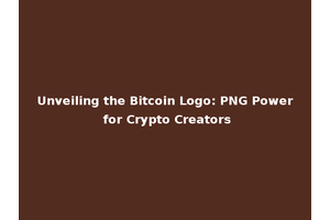 Unveiling the Bitcoin Logo: PNG Power for Crypto Creators