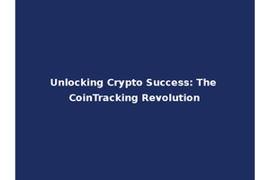 Unlocking Crypto Success: The CoinTracking Revolution