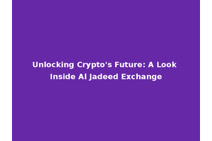 Unlocking Crypto's Future: A Look Inside Al Jadeed Exchange