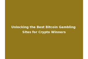 Unlocking the Best Bitcoin Gambling Sites for Crypto Winners